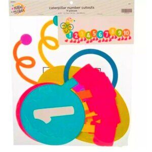 Caterpillar Number Cutouts 11 Pieces 6.5 X 14 New Preschool Teacher School•40